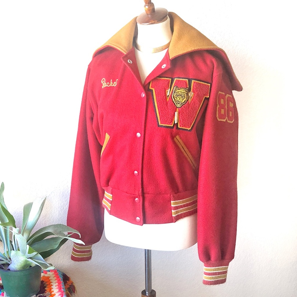 Sold✨True Vintage 80s Varsity Letter Jacket!✨ - Picture 1 of 7